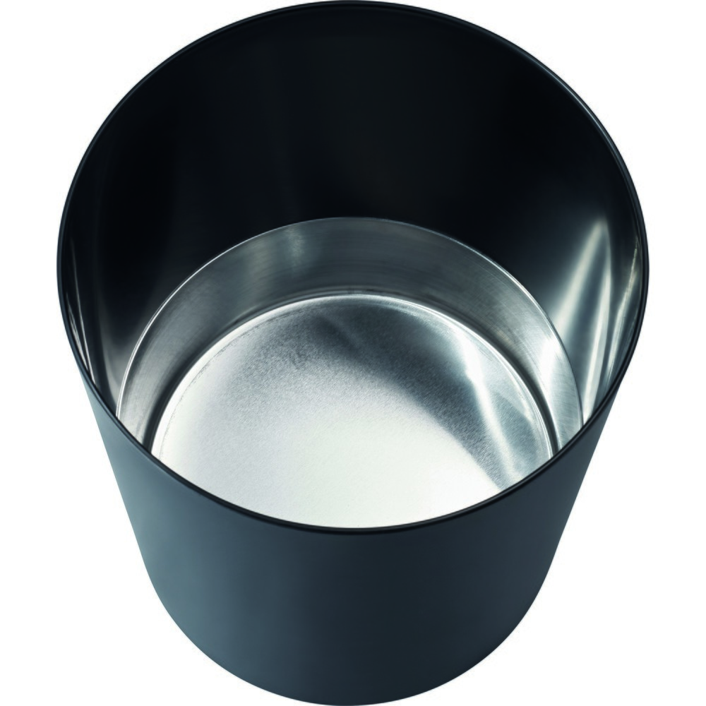 Productafbeelding nr. 2: Veiligheidsafvalbak helit "the firefighter", 20 liter, TÜV-gecertificeerd, met aluminium inzetbak, zwart