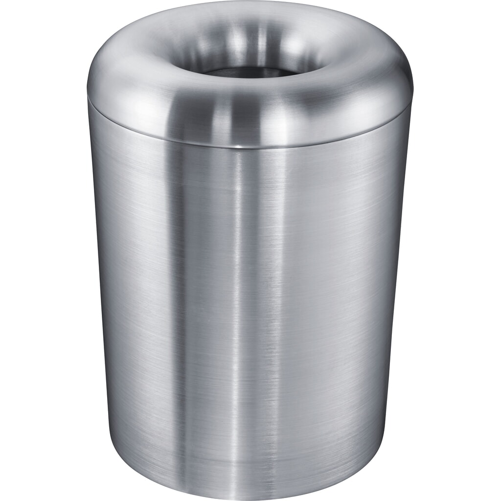 Product afbeelding: Zwingo veiligheidsafvalbak, 13 liter, TÜV/GS-gecertificeerd, met doofkop, aluminium